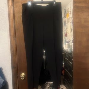 Pull on straight leg ankle pants